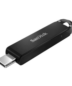 SanDisk Ultra USB Type-C Flash Drive, CZ460 128GB, USB Type C 3.1, Black, Super-thin Retractable, 5Y