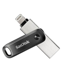 SanDisk 128G iXpand Flash Drive Go SDIx60N USB-A Lightning USB 3.0 Silver password-protect for iPhone and iPad 1 yrs warranty