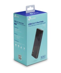 TP-Link UH700 7 Ports USB3 Hub Desktop 2.5A Power Adapter, transfer speeds of up to 5Gbps, 10 times faster than standard USB 2.0
