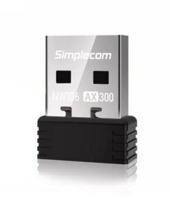 Simplecom NW106 AX300 2.4GHz Wi-Fi 6 USB Wireless Nano Adapter