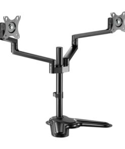 Brateck Premium Aluminum Articulating Monitor Stand Fit Most 17'-32' Monitor Weight Capacity Up to 8KG VESA 75x75,100x100 (LS)