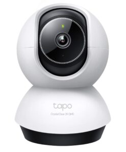 TP-Link TC72 Pan /Tilt AI Home Security Wi-Fi Camera, 2K 4MP QHD, Two-Way Audio, Sound and Light Alarm, Smart AI Detection