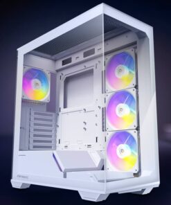 Antec C3 ARGB White ATX, 270 Degrees View, 4x ARGB PWM Fans control, USB-C, 36CM top, 24cm Front. Cable Management, GPU 41.5 CM. Ultra Gaming Case