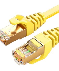 8Ware CAT7 Cable 5m - Yellow Color RJ45 Ethernet Network LAN UTP Patch Cord Snagless Flat cable
