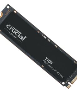 Crucial T705 1TB Gen5 NVMe SSD - 13600 /10200 MB /s R /W 600TBW 1400K IOPs 1.5M hrs MTTF DirectStorage for Intel 14th Gen and AMD Ryzen 7000