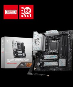 MSI B650M GAMING PLUS WIF AMD AM5 mATX Motherboard, 4x DDR5, 1x PCI-E x16, 2x PCI-E x1, 2x M.2, 4x SATA, 2x USB 3.2, 4x USB 2.0, 1xUSB Type C