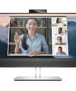 HP E24MV G4 23.8' /24' FHD Conferencing Monitor 1920x1080 16 9 5ms Height Adjustable Tilt Swivel Pivot Webcam Speakers 4xUSB Hub VGA DP HDMI VESA 3yrs