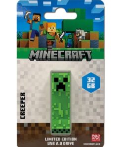 Verbatim Minecraft Creeper - Collector's Edition USB Flash Drive - 32GB - Creeper. Retail Pack - Minecraft Movie 2025