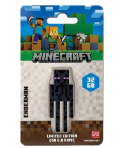 Verbatim Minecraft Enderman, Collector's Edition USB Flash Drive - 32GB - Enderman Retail Pack - Minecraft Movie 2025