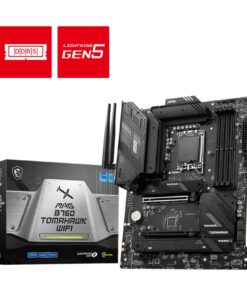 MSI MAG B760 TOMAHAWK WIFI ATX Motherboard, 4x DDR5~192GB, 2x PCI-E x 16, 1x PCI-E x 1, 3x M.2, 4x SATA, 4x USB 3.2 , 4x USB 2.0, 1x USB Type C