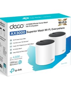 TP-Link Deco X55(2-pack) AX3000 Whole Home Mesh WiFi 6 Router, Dual-Band with Smart Antennas, MU-MIMO, HomeShield Security