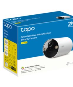 TP-Link TC82 Battery-Powered Outdoor Security Camera, Color Night Vision, Smart Person Detection, Intelligent Phone Notifications