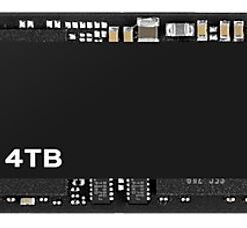 Samsung 990 Pro 4TB Gen4 NVMe SSD 7450MB /s 6900MB /s R /W 1600K /1550K IOPS 2400TBW 1.5M Hrs MTBF for PS5 5yrs Wty