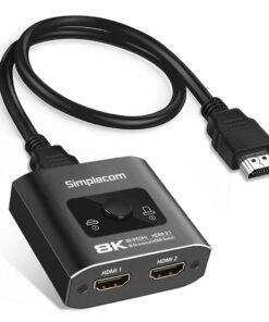Simplecom CM302V2 Bi-Directional 2 Way HDMI 2.1 Switch Selector 8K