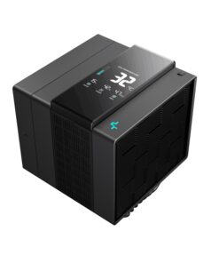 DeepCool ASSASSIN IV VC VISION DIGITAL Air Cooler, TDP 300W, Quad-Segmented Dashboard Display, Silent 3-phase 6-slot 4-pole fans (120mm and 140mm)