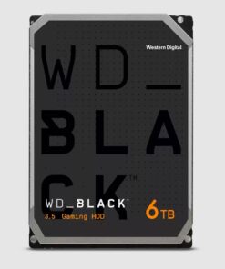 Western Digital WD Black 6TB 3.5' HDD SATA 6gb /s 7200RPM 256MB Cache CMR Tech for Hi-Res Video Games 5yrs Wty ~WD6004FZBX