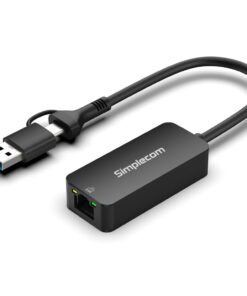 Simplecom NU405C SuperSpeed USB-C and USB-A to 2.5G Ethernet Network Adapter 2.5Gbps LAN