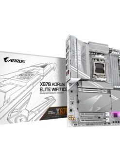 Gigabyte X870 AORUS ELITE WF7 ICE AMD AM5 ATX Motherboard 4x DDR5~256GB,3x PCIe x16, 4x M.2, 4x SATA 6, 4x USB 3.2, 4x USB2.0, 2x USB-C,