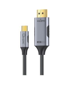 Oxhorn USB C to HDMI 2.0 3m cable 4K@60Hz Aluminum plugs black Support HDCP 1.4 HDCP 2.2 Thunderbolt 3 /4 LPCM compatible Windows /Mac /Chromebooks