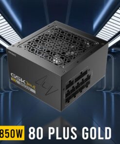 Antec GSK850 80+ Gold Fully Modular ATX 3.1, PCI-E 5.1 latest High Quality Japanese Capacitors, Ultimate performance and reliability, PSU