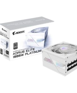 Gigabyte GP-AE1000PM PG5 ICE 1000W PSU Power Supply, ATX 60-50 Hz 1000W 120mm Fan 80 PLUS Platinum >100,000 hours