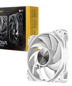 Antec Nova White 120 PWM 3-Phase Speed Controller. Low Power, High Heat Dissipation, Low Noise Ultimate Fan - 1x Fan with controller