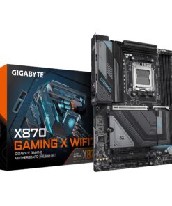 Gigabyte X870 GAMING X WIFI7 AMD AM5 ATX Motherboard 4x DDR5~256GB,3x PCIe x16, 3x M.2, 4x SATA 6,4x USB 3.2, 4x USB2.0, 2x USB-C,