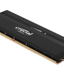 Crucial Pro 32GB (2x16GB) DDR5 UDIMM 6400MHz CL38 Black Heat Spreader Support Intel XMP AMD Ryzen Desktop PC Gaming Memory