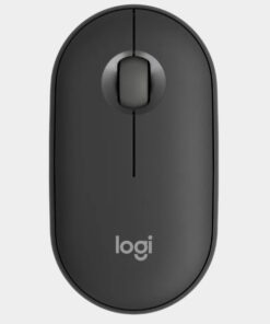 Logitech Pebble M350S Wireless Optical Mouse Graphite 1000 dpi Bluetooth Low Energy