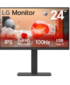 LG 24' FHD IPS Business FHD 1920x1080 16 9, USB Type-C , Height Adjustment Tilt Swivel Pivot VESA Display Port, HDMI, Speakers x 2, 3yrs Monitor