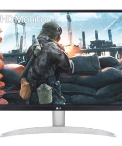 LG 27' 4K UHD IPS Smart Monitor with 3840Ã—2160 resolution, DCI-P3 95%, HDR400, AMD FreeSyncâ„¢, 5ms response, 60Hz, and tilt-adjustable stand