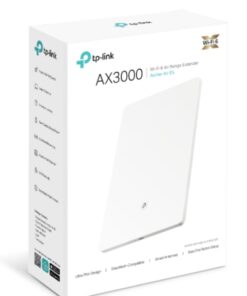 TP-Link Archer Air E5 AX3000 Dual-Band Wi-Fi 6 Air Range Extender, 574Mbps @2.4GHz + 2402Mbps @5GHz , 8mm Ultra-thin Shell, Multiple Install Design