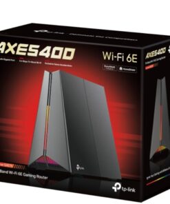 TP-Link Archer GXE75 AXE5400 Tri-Band Wi-Fi 6E Gaming Router, 574 Mbps at 2.4 GHz + 2402 Mbps at 5 GHz + 2402 Mbps at 6 GHz