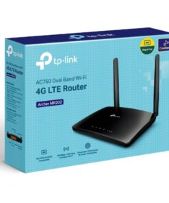 TP-Link Archer MR202 AC750 Wireless Dual Band 4G LTE Router 574Mbps @2.4GHz + 2402Mbps @5GHz + 2402Mbps @6GHz. 2Ã— External SMA-F Antenna IntF
