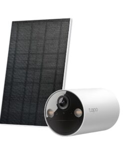 TP-Link TC82 KIT V1.20 Solar-Powered Security Camera Kit, Uninterrupted Power Supply, Flexible Storage Options, Smart Person Detection