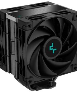 DeepCool AK400 Zero Dark Plus Performance CPU Cooler, 4 Heat Pipe Tower, High-Performance FDB Fan, 220W Heat Dissipation, Intel LGA1851 /700 AM4 /5