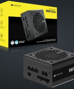 Corsair RMe Series RM750e Fully Modular Low-Noise ATX Power Supply (AU), Cybenetics Gold, ATX12V 3.1, 2x PATA, 2x EPS, 6x SATA, 3x PCIe