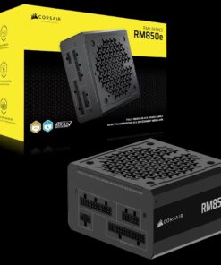 Corsair RMe Series RM850e Fully Modular Low-Noise ATX Power Supply (AU), Cybenetics Gold, ATX12V 3.1, 2x PATA, 2x EPS, 6x SATA, 3x PCIe