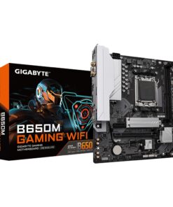 Gigabyte B650M GAMING WIFI, AMD AM5, 2 x DDR5 up to 128 GB, 1 x HDMI, 1 x PCI Express x16, 1 x PCI Express x1, 1 x M.2, 4 x SATA, 4 x USB 3.2
