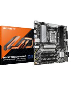 Gigabyte M /B B860M DS3H WIFI6E 1.0, Intel Â® B860, 4 x DDR5 up to 256 GB, 1x HDMI, 4 x PCI Express x16, 2 x M.2, 4 x SATA, 5x USB 3.2