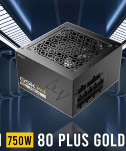 Antec GSK750 80+ Gold Fully Modular ATX 3.1, PCI-E 5.1 latest High Quality Japanese Capacitors, Ultimate performance and reliability, PSU (LS)