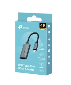 TP-Link UA520C USB Type-C to HDMI Adapter, 1Ã— USB-C Connectorï¼Œ1Ã— HDMI 4K 60Hz Port, Plug and Play, Fast Heat Dissipation, Flexible and Durable