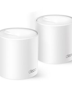TP-Link Deco X1500(2-pack) AX1500 Whole Home Mesh Wi-Fi 6 System, 300 Mbps at 2.4 GHz + 1201 Mbps at 5 GHz