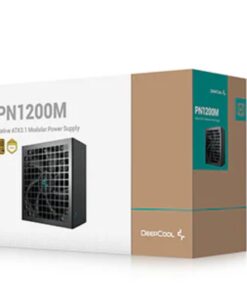 DeepCool PN1200M Gamer Storm 80+ Gold Black Fully Modular Power Supply, 135mm FDB Fan, Japanese Bulk Capacitor, ATX3.1, 12V-2x6 PCIe 5.1 Cable