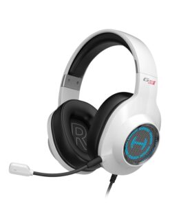 Edifier G2II 7.1 Surround Sound USB Gaming Headset with Microphone, RGB Lighting, 360 Degree Surround Sound Effects, 50mm NdFeB- WHITE