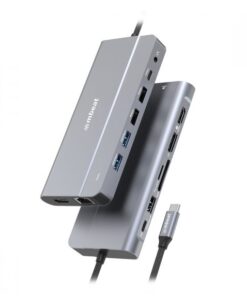 mbeatÂ® Elite X14 Triple 4K Display Multi-Port USB-C Hub USB-C 3.2 Gen 2 Ã— 1, Supports USB-C DisplayPort 1.4 (DP-Alt Mode) HDMI 2.0 Version Ã— 2, Max.