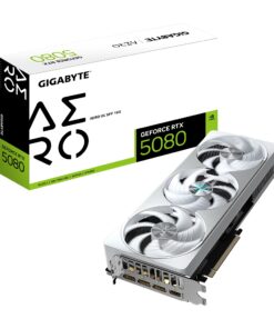 Gigabyte GeForce RTXâ„¢ 5080 AERO OC SFF 16G, 2730 MHz, CUDA 10752, 30 Gbps, GDDR7, 256 bit, PCI-E 5.0, PSU 850W, DisplayPort 2.1b x3 HDMI 2.1b x1