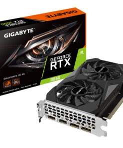 Gigabyte nVidia GeForce RTXâ„¢ 3050 WINDFORCE OC V2 6G, 1477 MHz, CUDA 2304, 14000 MHz, GDDR6, 96 bit, PCI-E 4.0, PSU 300W, DP1.4a*2 HDMI 2.1*2