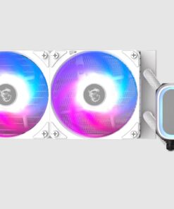 MSI MAG CORELIQUID A13 240 WHITE, 2.4', IPS, USB 2.0 pin header, SATA, 2 fans, Two Ball Bearing, AM5  / AM4, 3 Year warranty