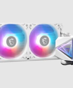 MSI MAG CORELIQUID I240 White Liquid CPU Cooler, LGA 1150 /1151 /1155 /1156 /1200 /1700+ Next gen AM5 /AM4 3y warranty